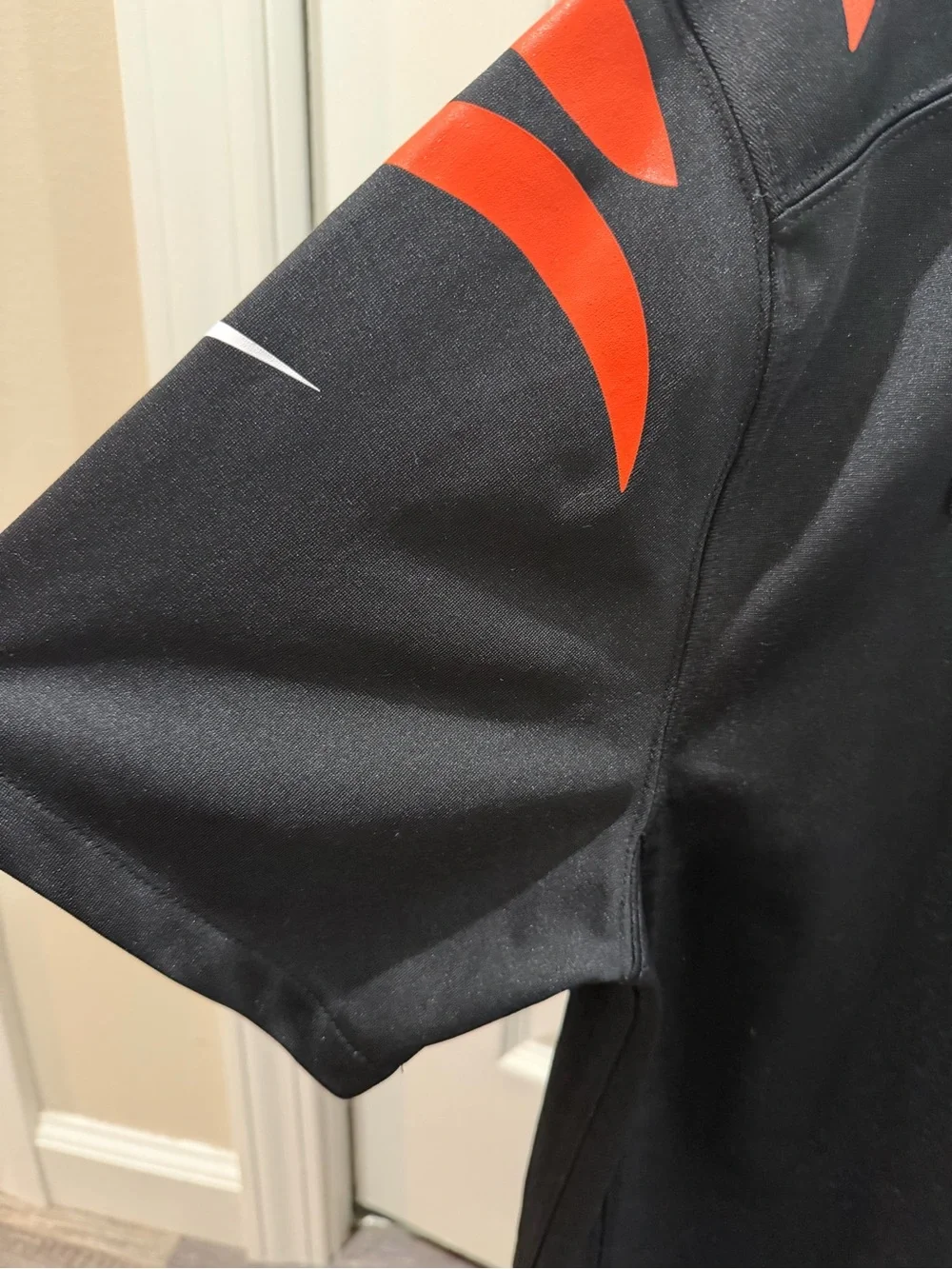 Authentic Nike Tee Higgins Black Cincinnati Bengals Game Player Jersey